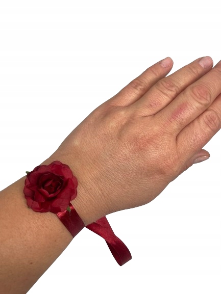 KOTYLIONY #6 BORDOWE RÓŻE RÓŻYCZKI KOTYLION NA STUDNIÓWKĘ Rodzaj kotylion