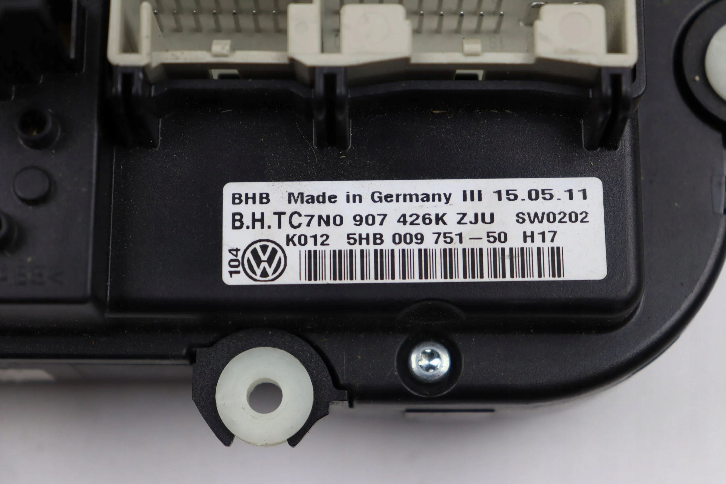 VW GOLF VI PASSAT B7 PANEL Bedienteil klimaanlage des lüfters 7N0907426K