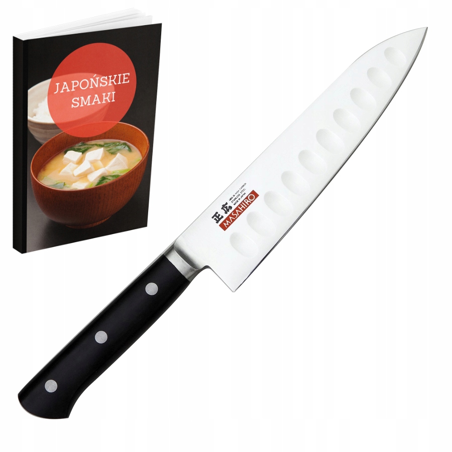 Nôž Masahiro Mv-h Gyuto Dimple 18 cm od šéfkuchára z japonskej ocele