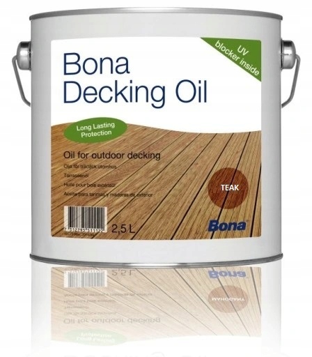 

Bona Decking oil olej do tarasów Teak 2,5 L