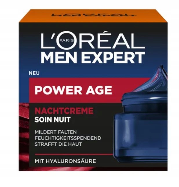 L'oreal Men Expert Power Age noční krém proti vráskám 50 ml