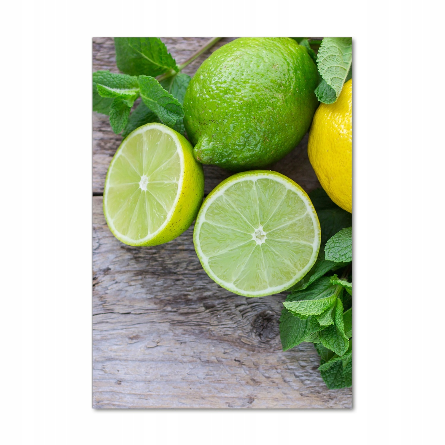 

Foto obraz akrylowy Limonki i cytryna 70x100 cm