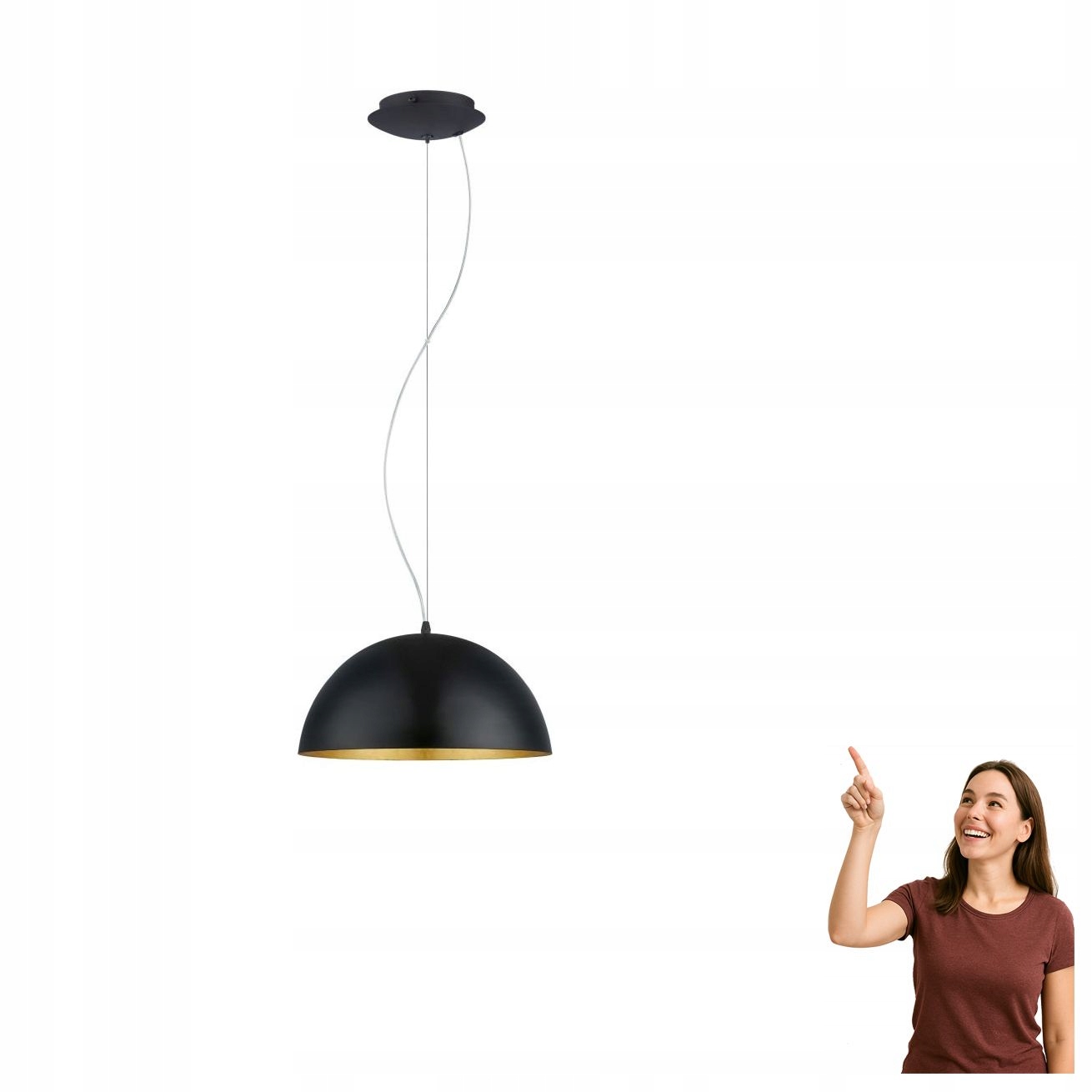 Závesná lampa Gaetano 1 94935 Eglo