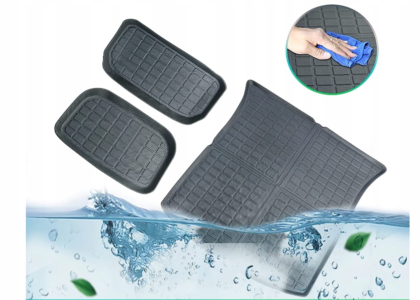 Maty do Bagażnika, GAFAT, czarne, Wytrzymała Producent Inny