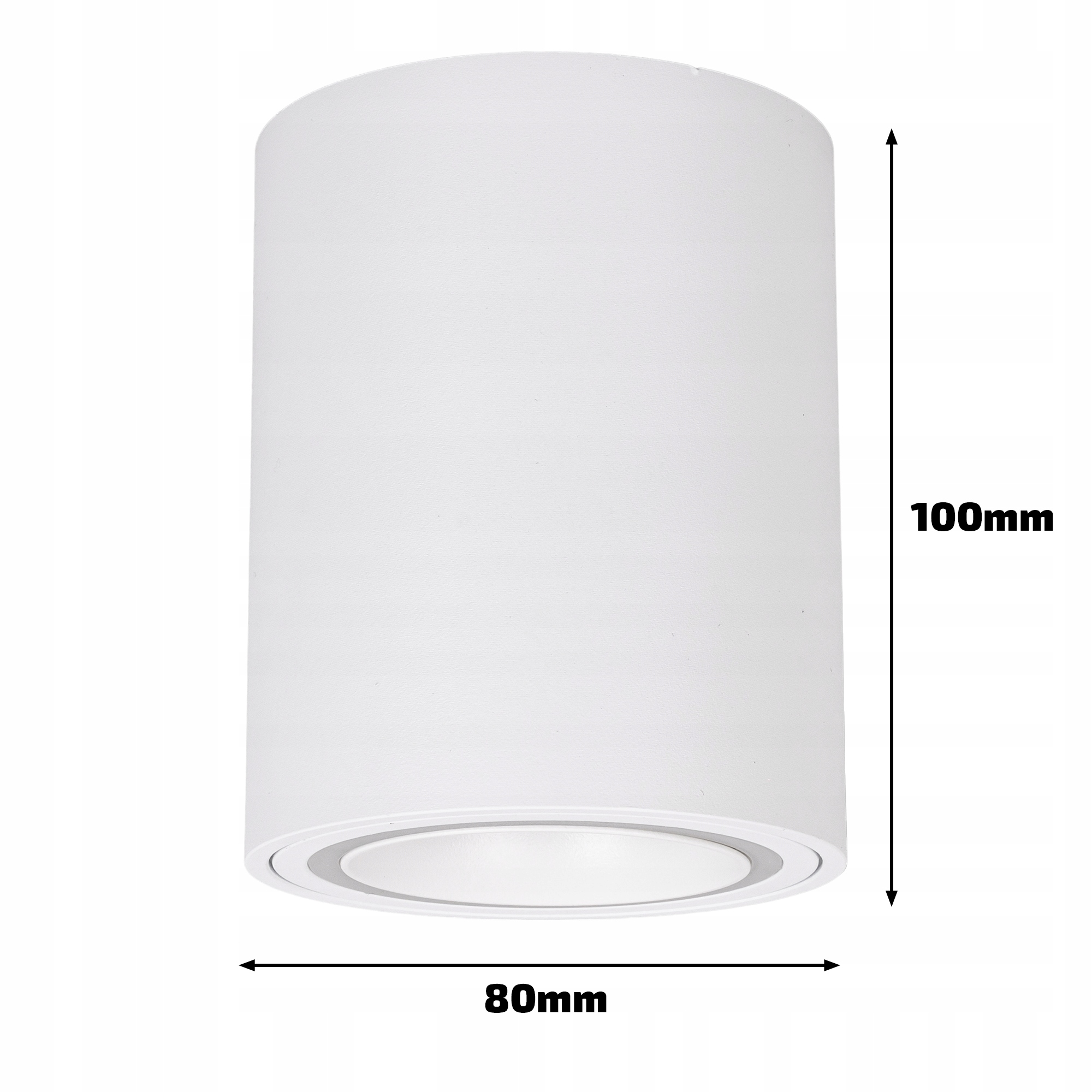 3x Oprawa natynkowa Halogenowa TUBA LED GU10 biała SPOT sufitowa do POKOJU Rodzaj spot