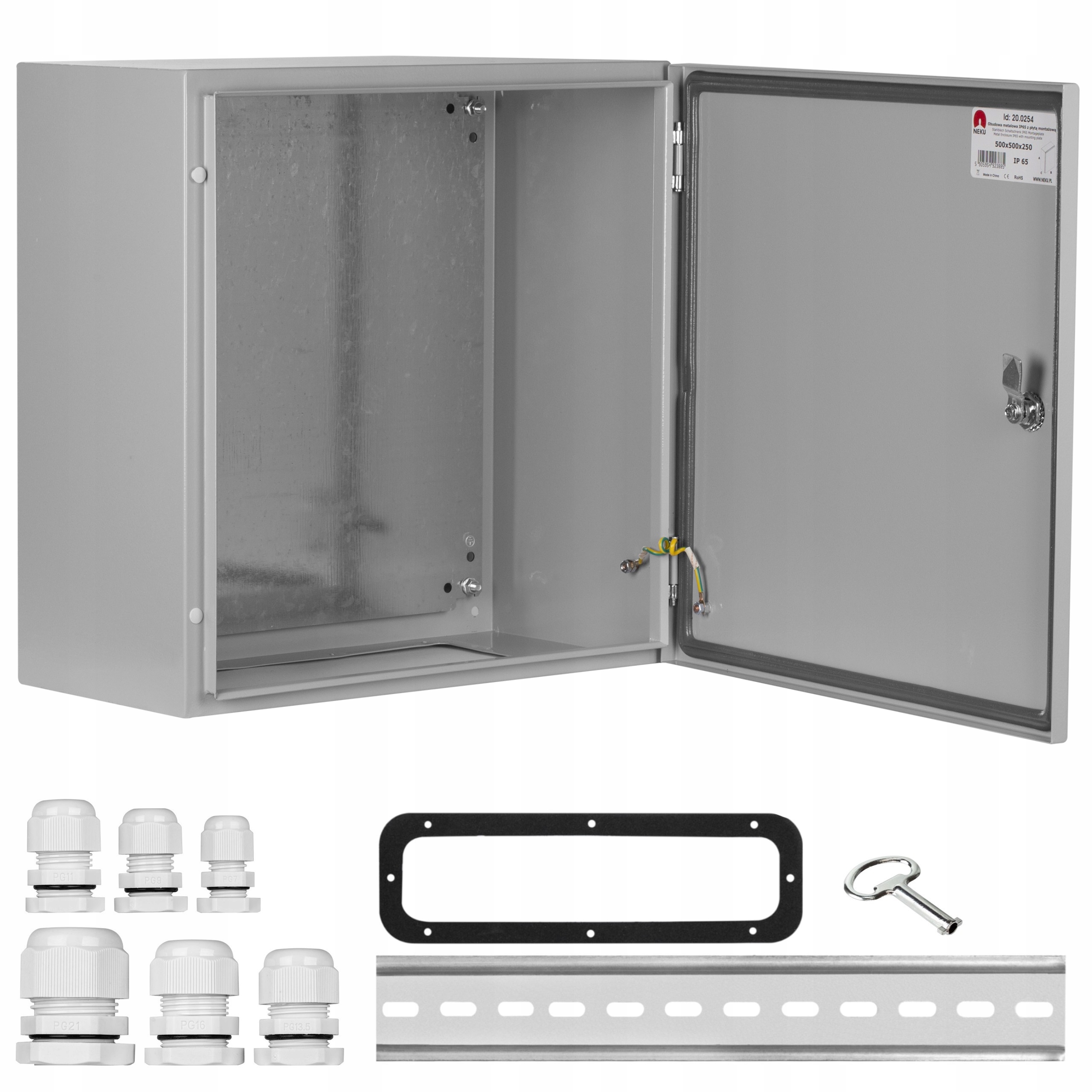 Obudowa Hermetyczna Skrzynka Elektryczna Rozdzielnica 500x500x250mm IP65