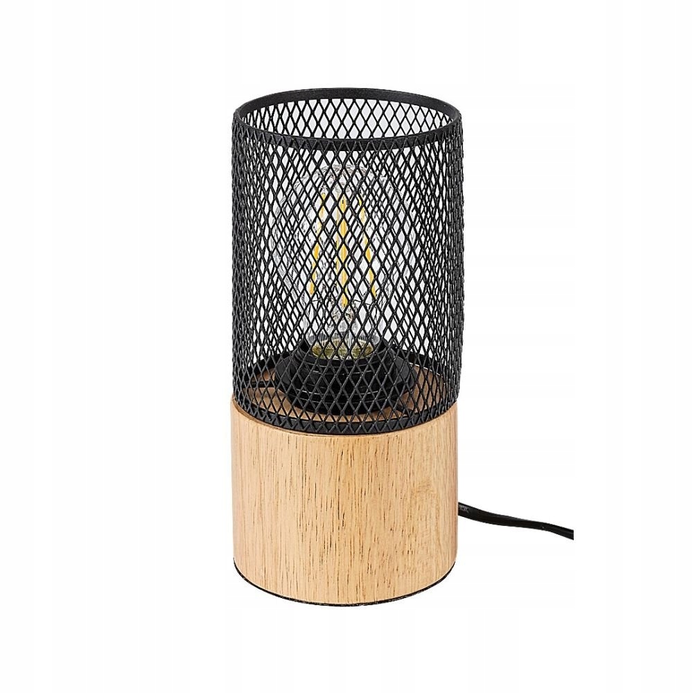 Černá stolní lampa Callum do kanceláře s teplým leskem Rabalux