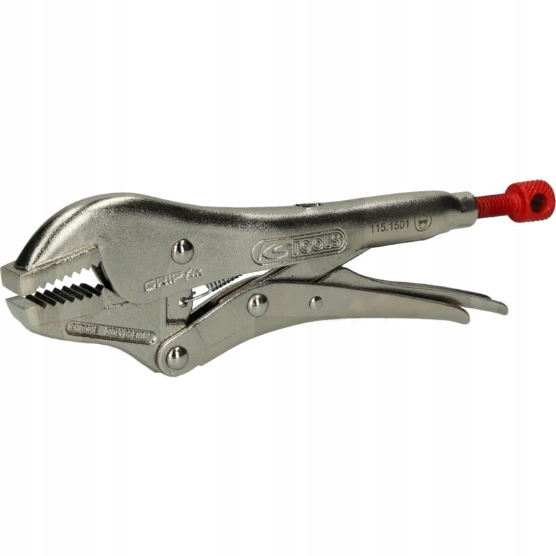 KS Tools Szczypce zaciskowe proste 28,5mm, L=175mm