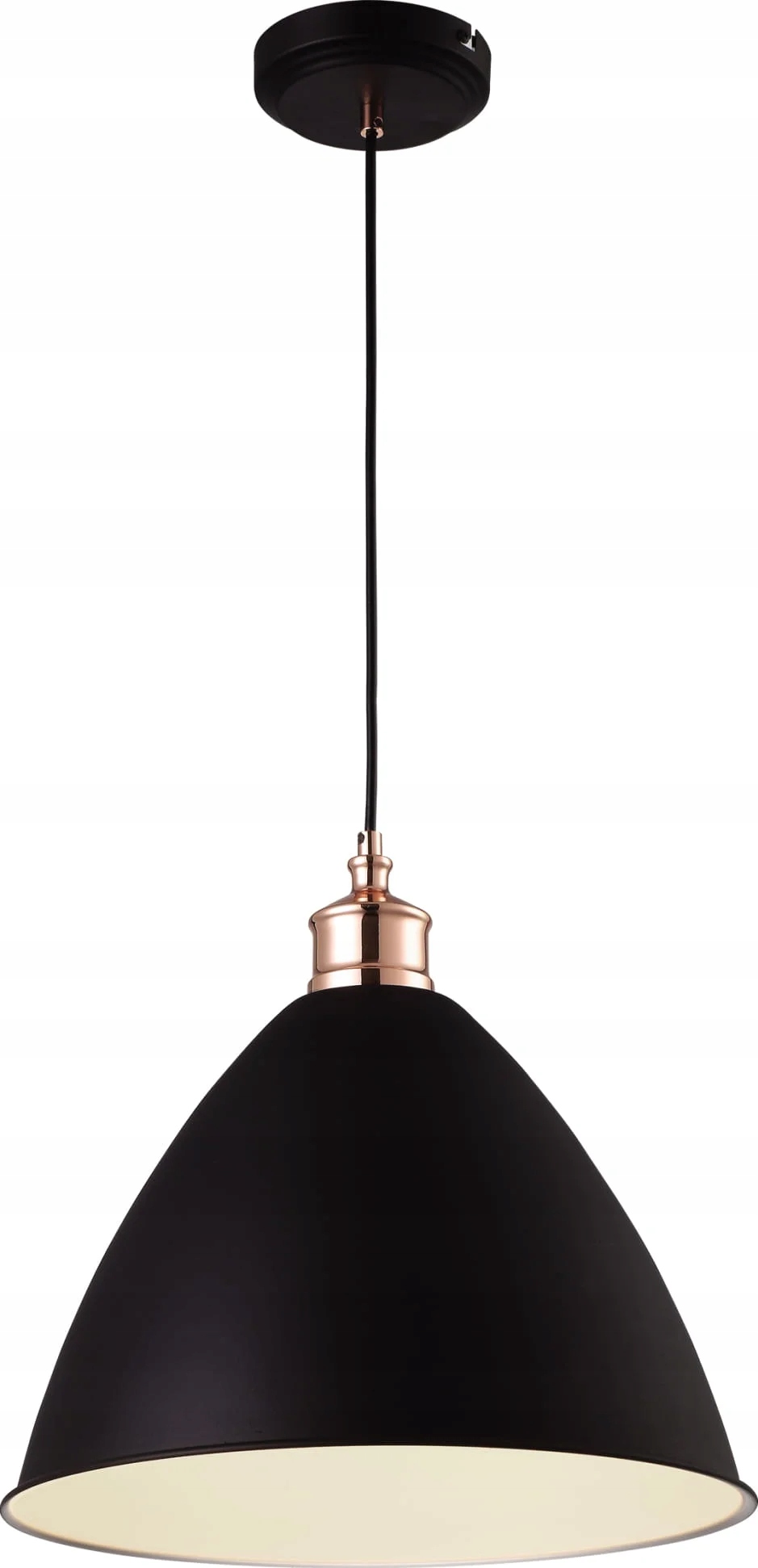 Industriálna závesná lampa čierna kovová Kaja Watso