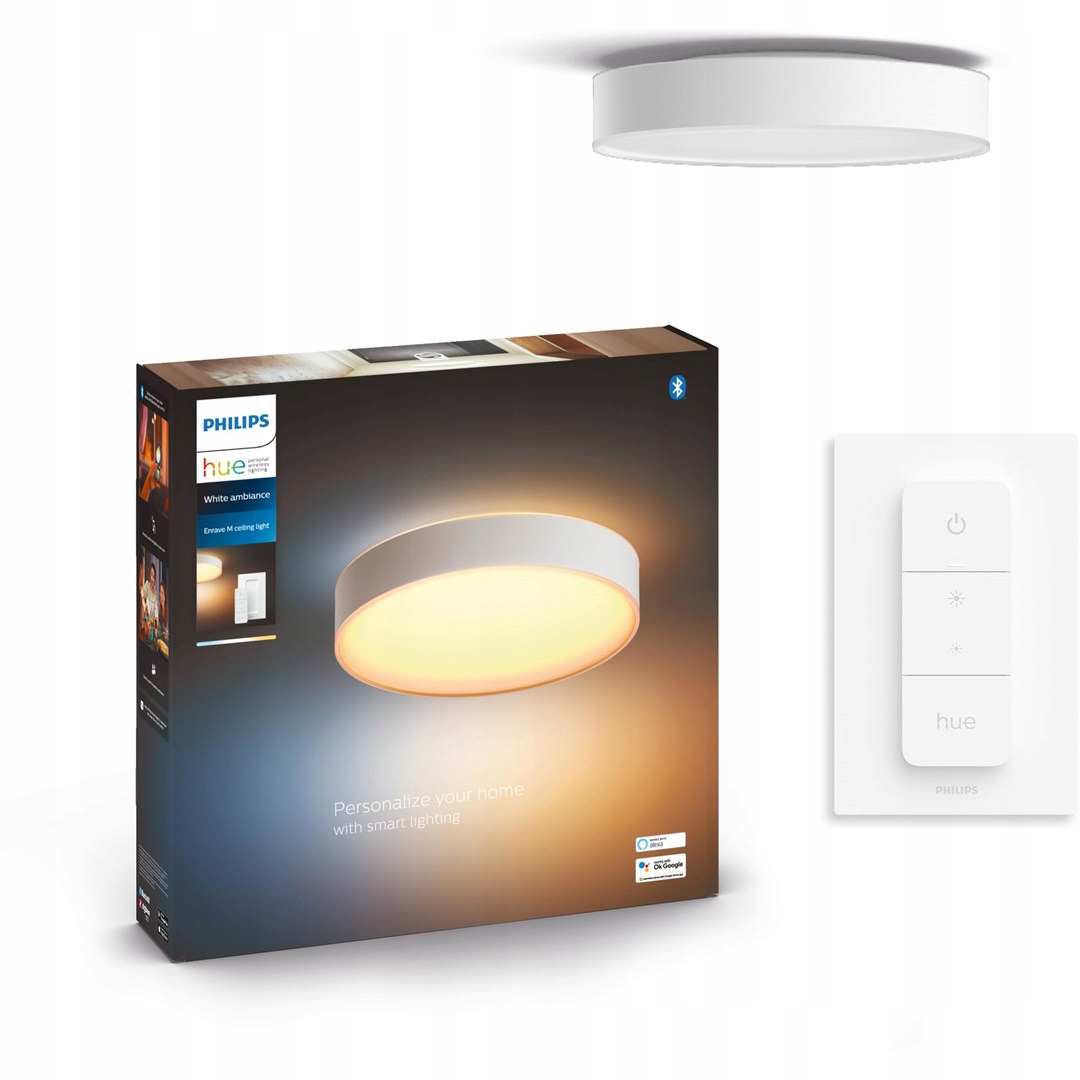 Philips Hue Enrave M Tw Inteligentné Led stropné Stropné Svietidlo 38 cm