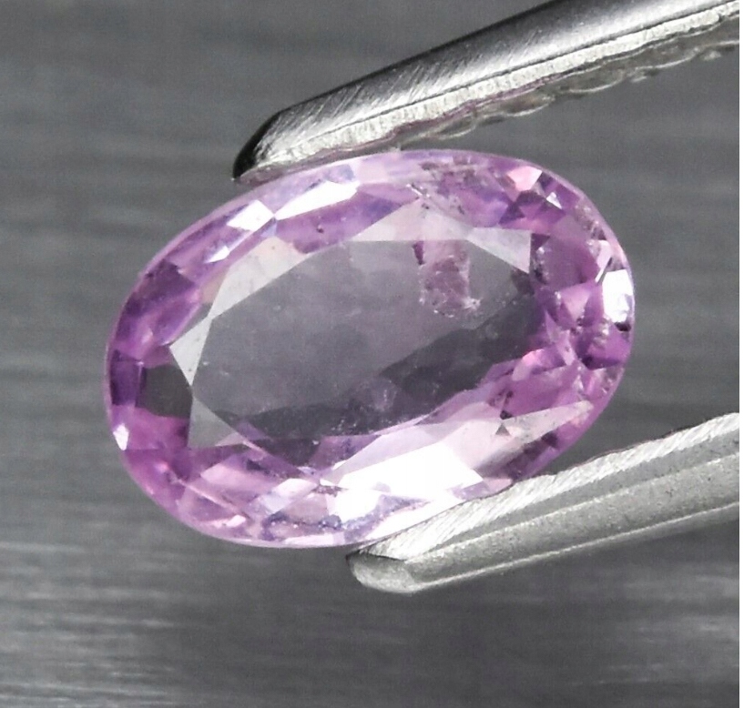 Přírodní Safír 0.46ct Růžový Ovál eCertifikát Wbd