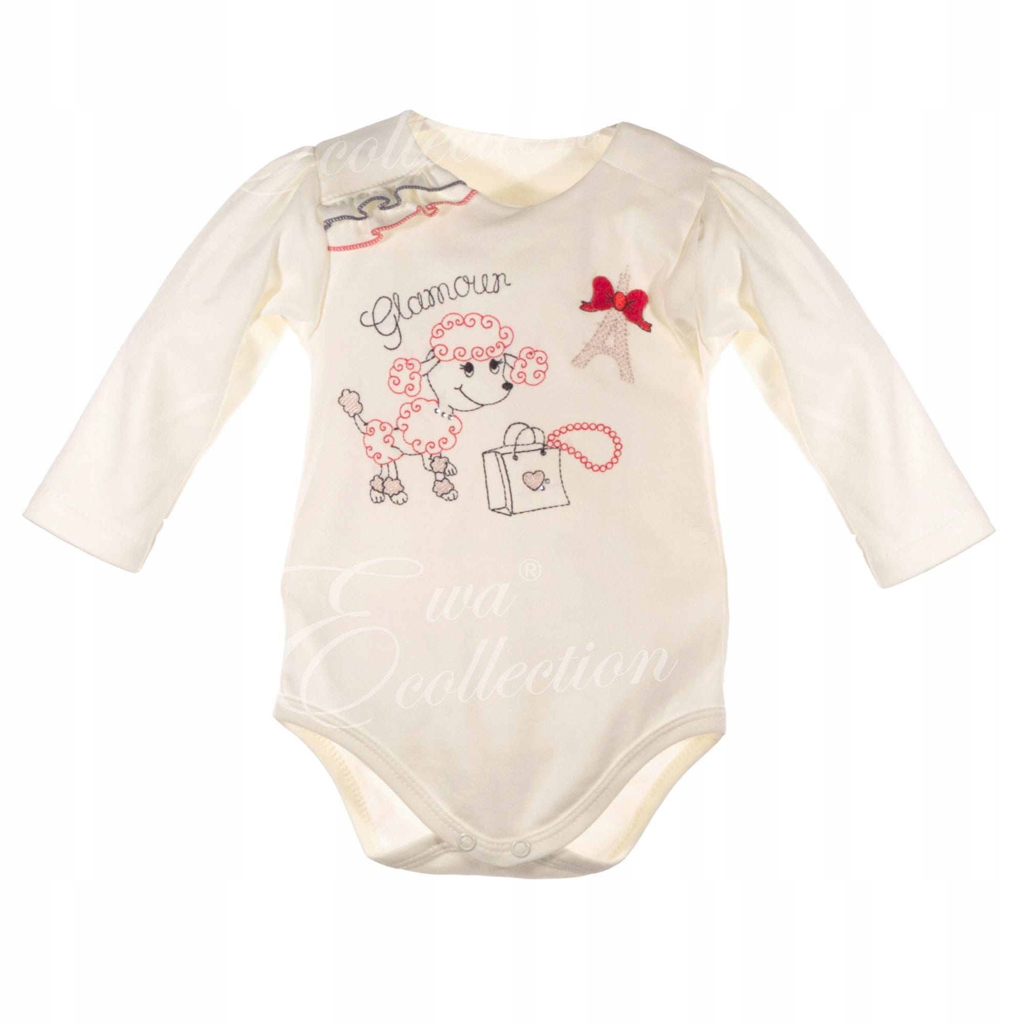 

Body niemowlęce Pudelek ecru Ewa Collection 62