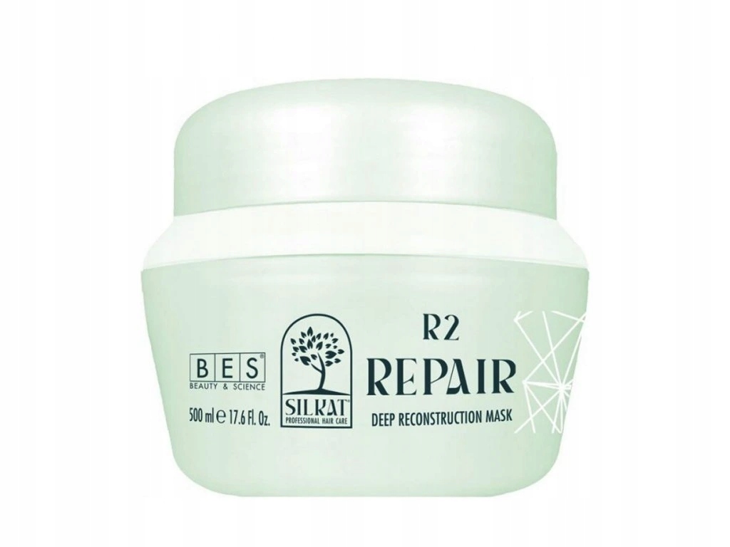 Bes Silkat Repair R2 Deep Reconstruction Mask 500ml kúra pro zničené vlasy