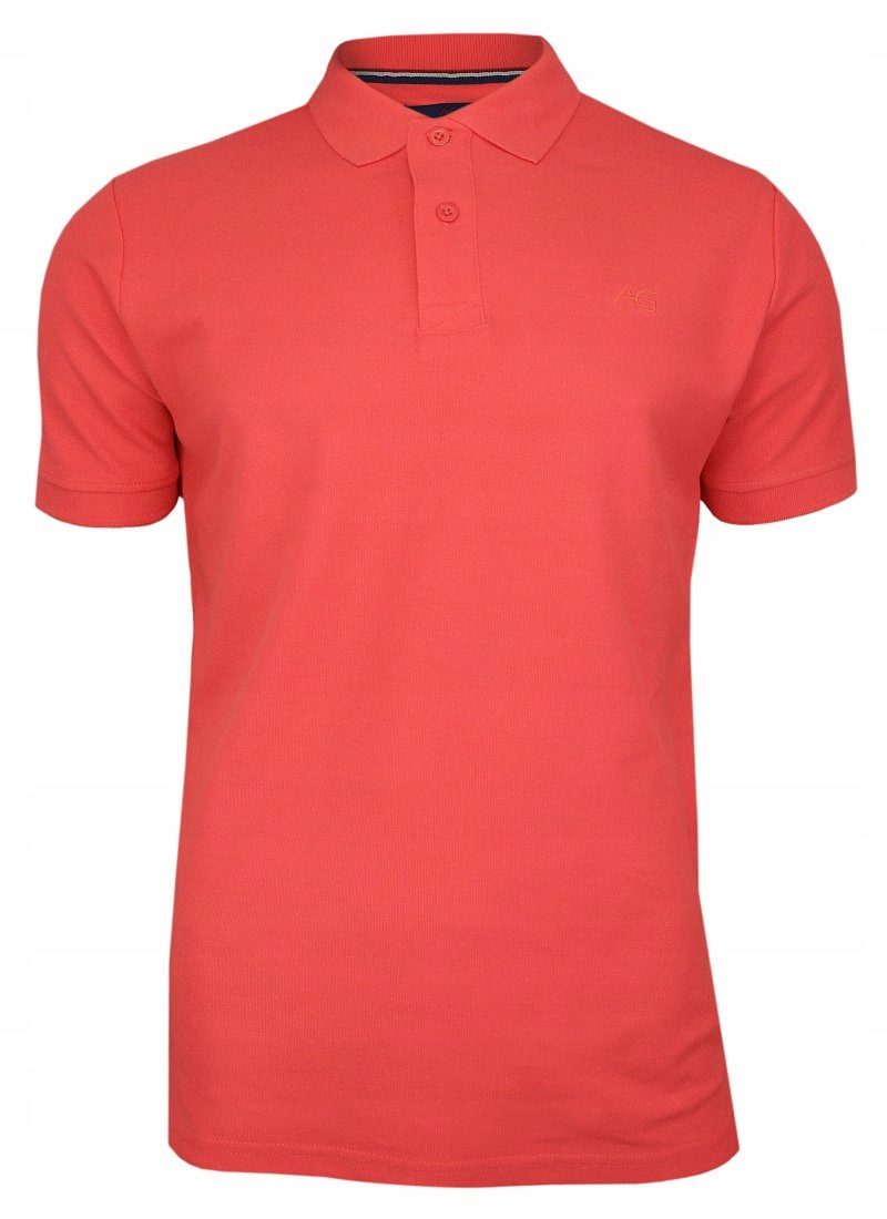 

Koralowa Męska Koszulka Polo -Adriano Guinari -XXL