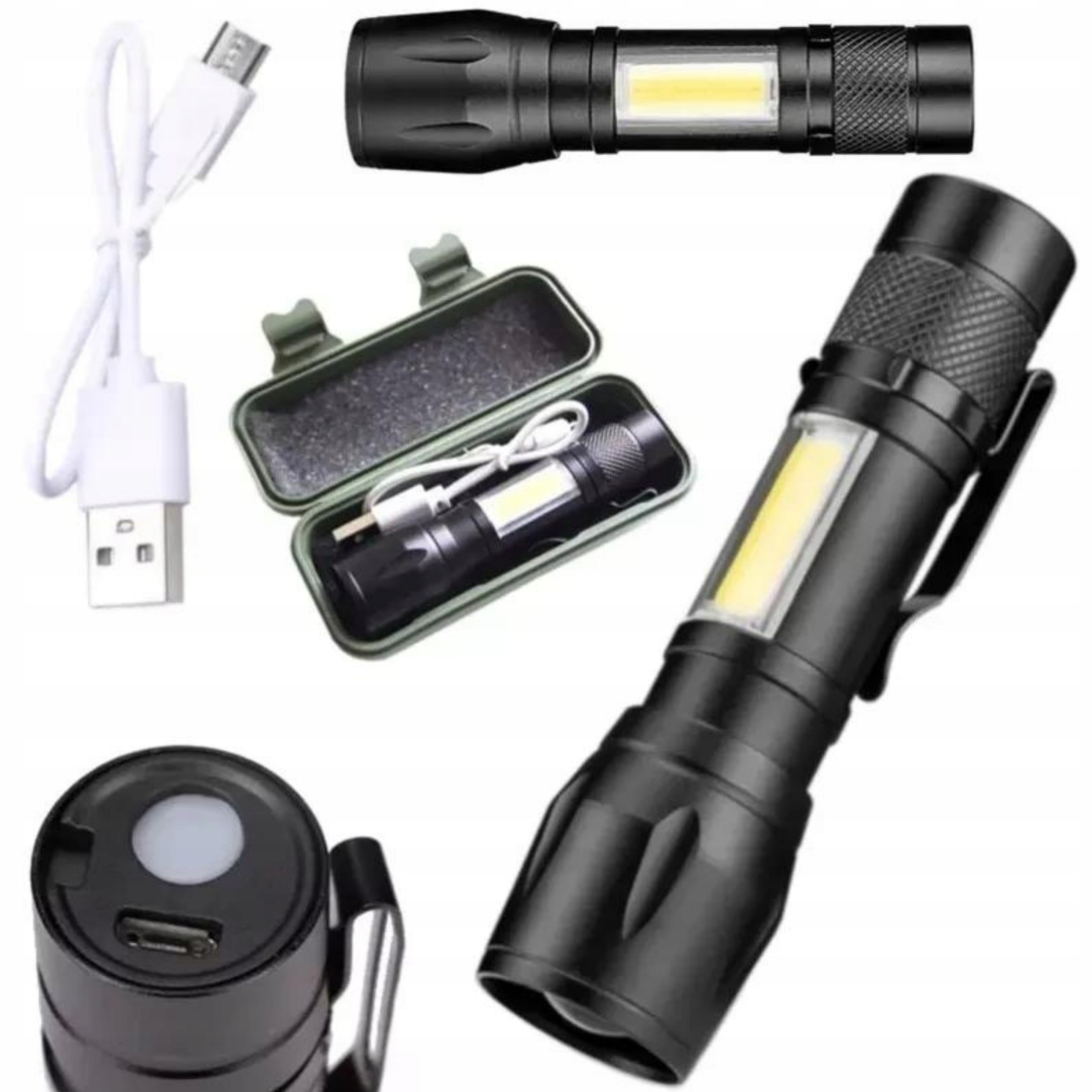 Latarka wielofunkcyjna 1000 lm taktyczna Liczba trybów 3