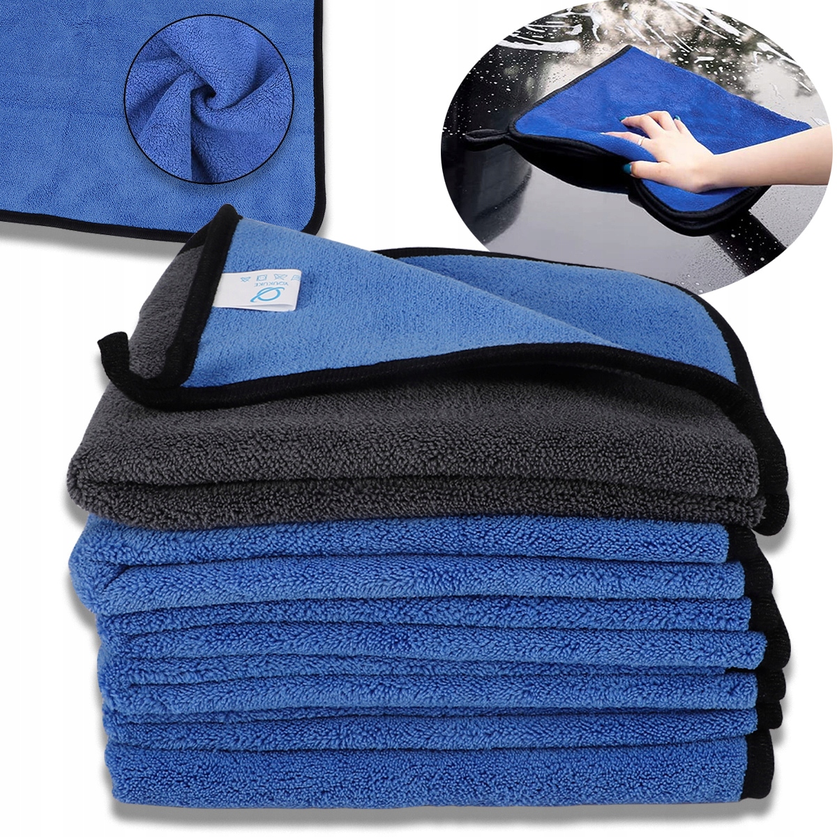 Ściereczka Ścierka Ręcznik Samochodowy Do Osuszania Auta Mikrofibra 40x40