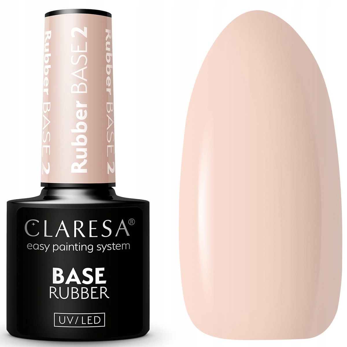 CLARESA BAZA KAUCZKOWA DO PAZNOKCI Rubber BASE 2 Rodzaj budująca