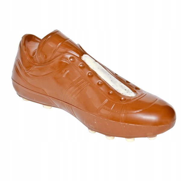 Czekoladowy but piłkarski figurka z czekolady