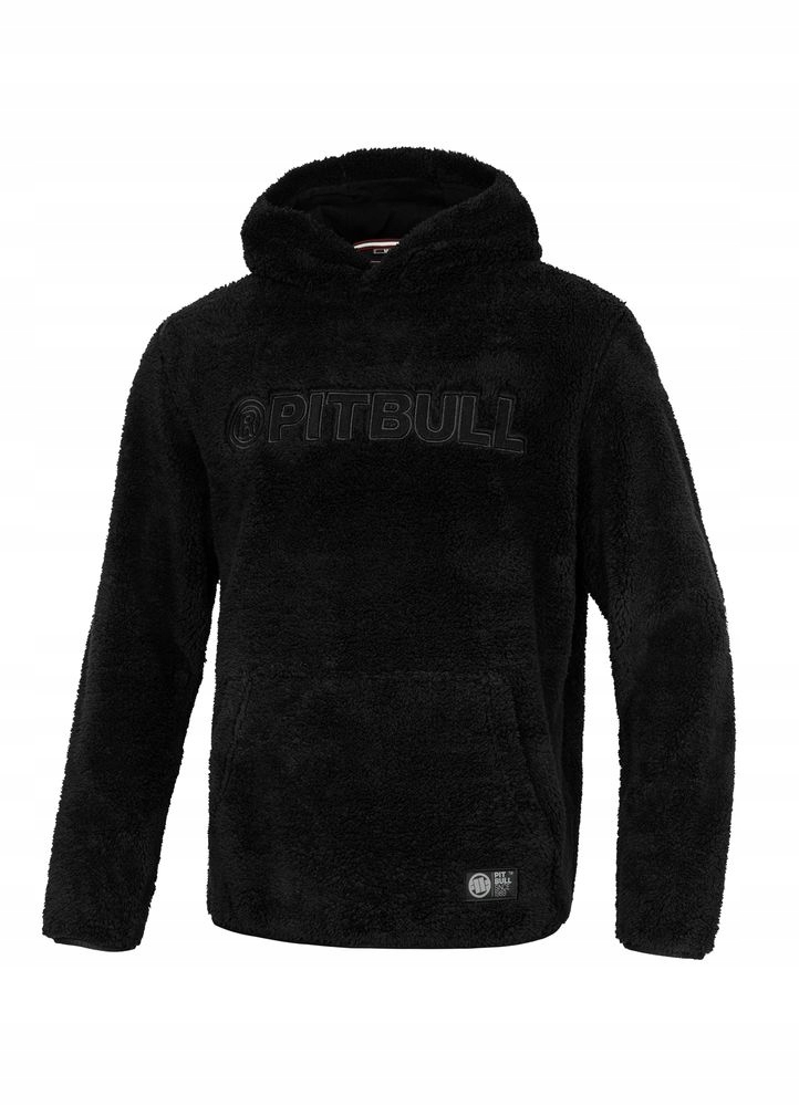 Pit Bull Pitbull pánská mikina s kapucí Aragon Černá XXXL, 3XL
