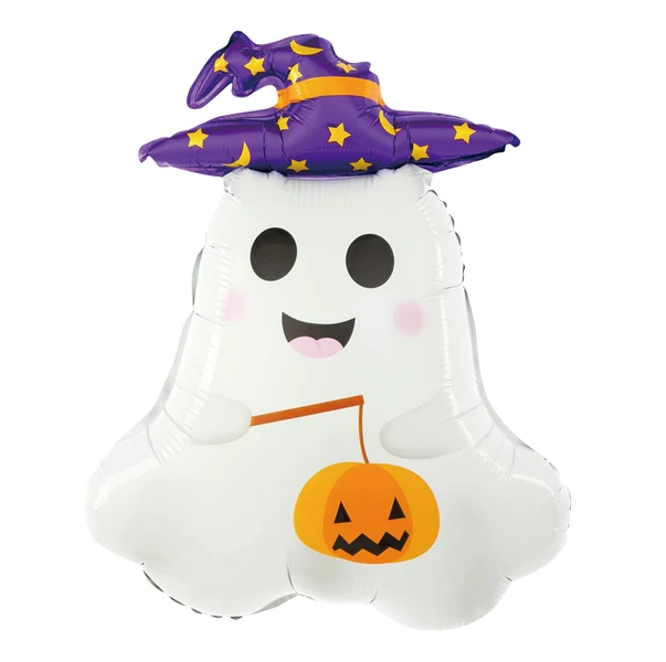 

Balon Foliowy Duszek Z Dynią Halloween 65x47 CM