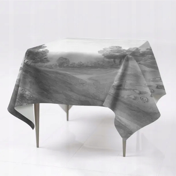 Ubrus na jídelní stůl Dekorativní motiv Tisk Vintage styl