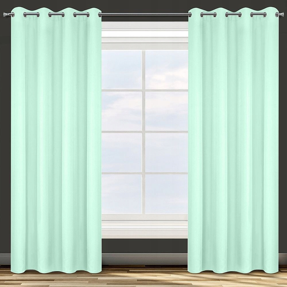 GOTOWE ZASŁONY NA KÓŁKACH 140x250 MATOWE