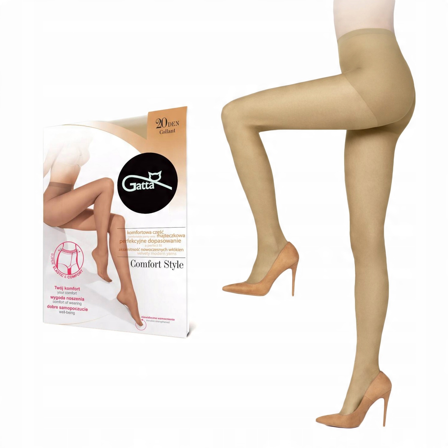 

Rajstopy Gatta Comfort Style 20den visone r2