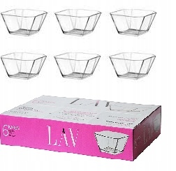 

Lav Karen 6 salaterek szklanych 10,5 cm 300 ml Wwa