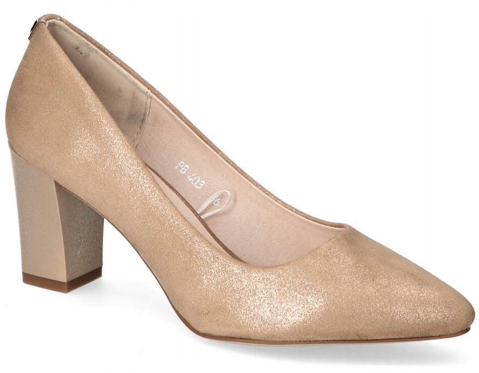 SERGIO LEONE CZÓŁENKA BEŻOWE SŁUPEK R37