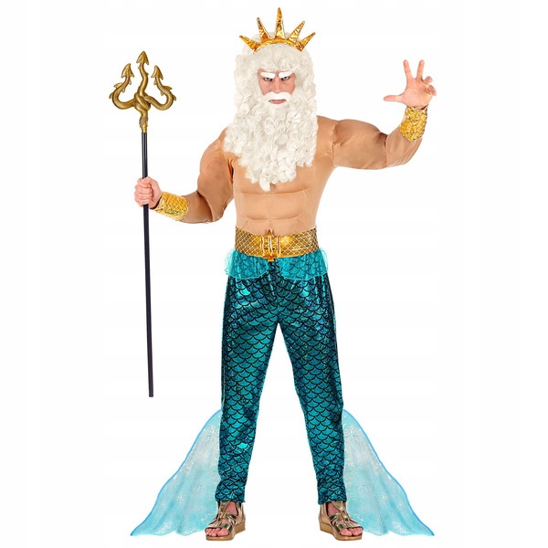 Kostým Poseidona Poseidon Bůh Boha Moře M