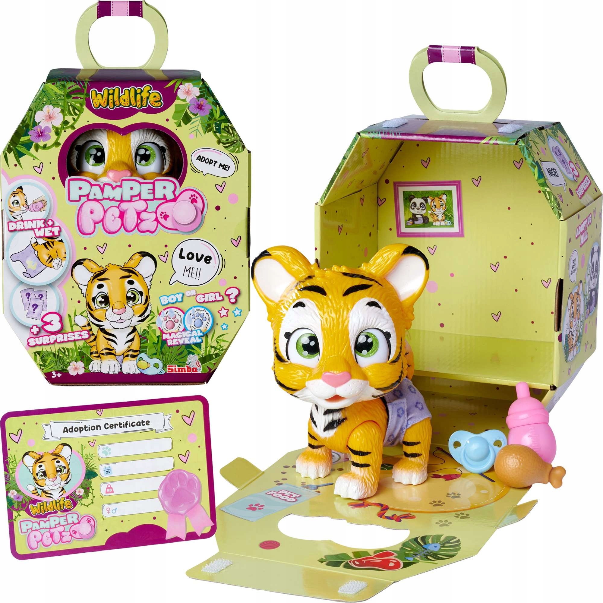 

Interaktywna Figurka Maskotka Pamper Petz Tygrysek