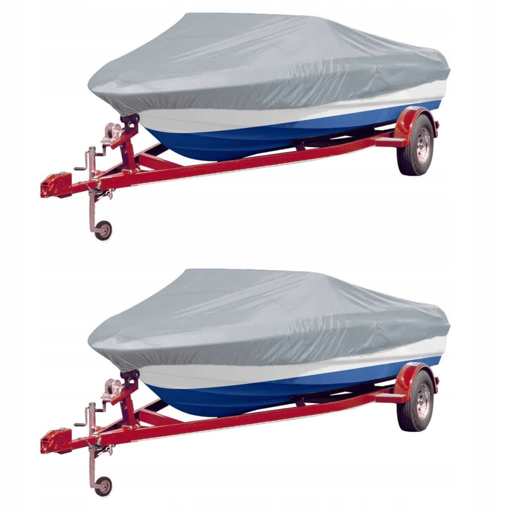 POKROWCE NA ŁÓDŹ, 2 SZT., SZARE, DŁ. 427-488CM, SZ