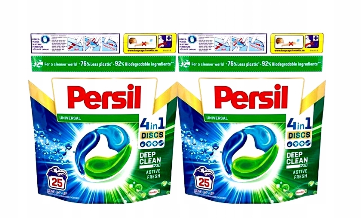 Levně Persil Kapsle na praní 4v1 Discs Universal Dep-Clean Activ Fresh 50 ks