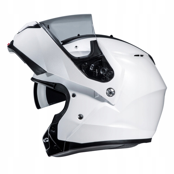 Turistická čeľusťová prilba Hjc C91n Solid Pearl White M