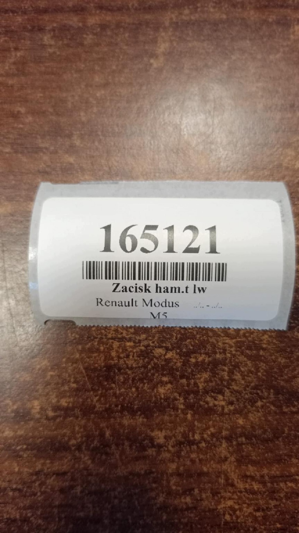 RENAULT MODUS caliper brake left rear part