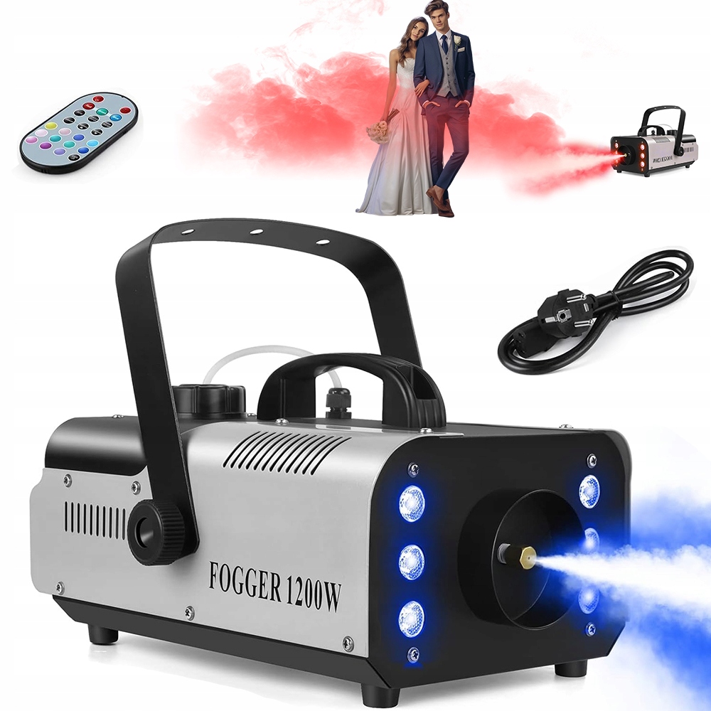 Výrobník Kouře Led Rgb S Nádobou 1 L Pro Svatební Síň A Klub
