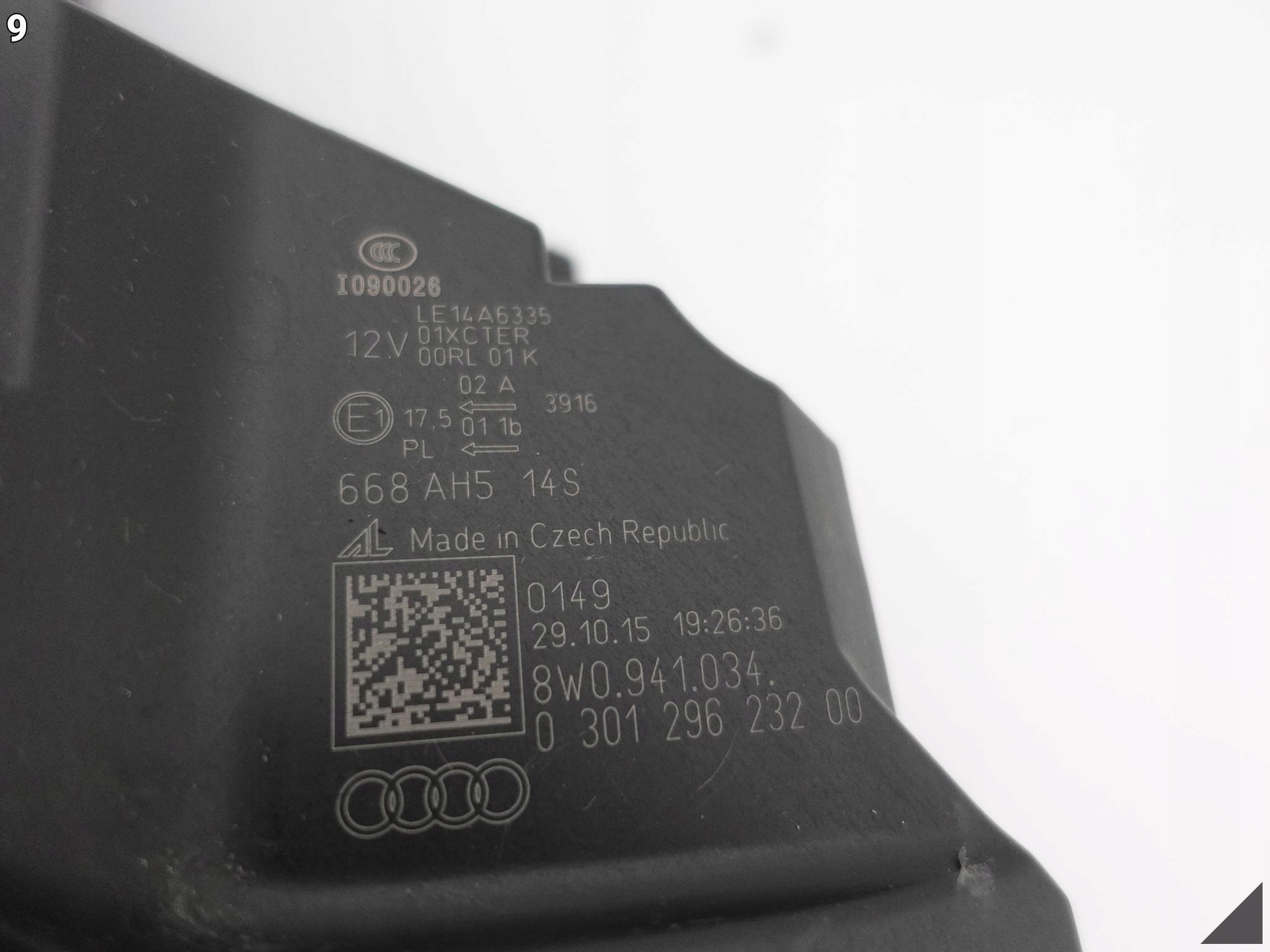 AUDI A4 S4 8W0 B9 15-19 FULL LED light right front EUROPA 8W0941034