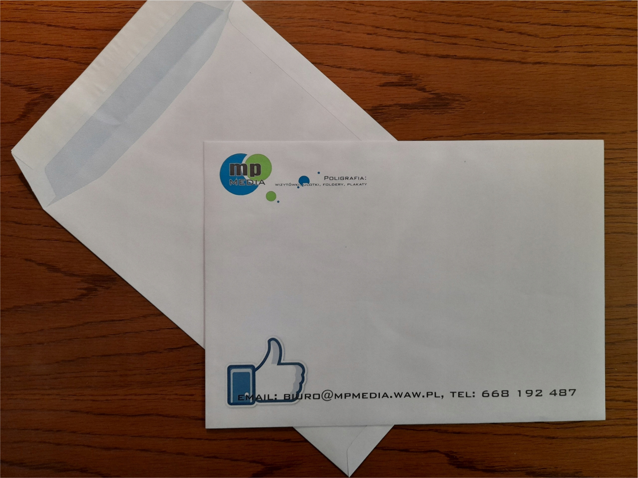 KOPERTY FIRMOWE C4 90g HK z nadrukiem 250szt Marka inny