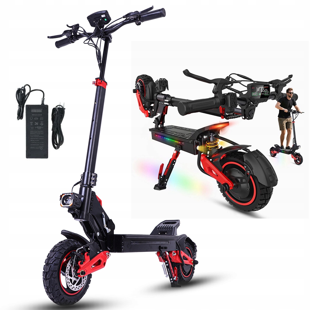 Pojazdy Elektryczne Składany Freeboy J15 Max 1600W 48V 18Ah 50km/h 50km 11"