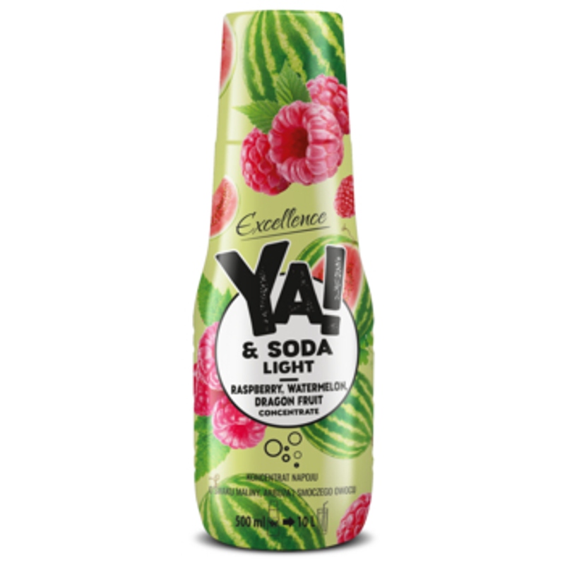 Koncentrat napoju Raspeberry, Watermelon, Dragon Fruit 500 ml.