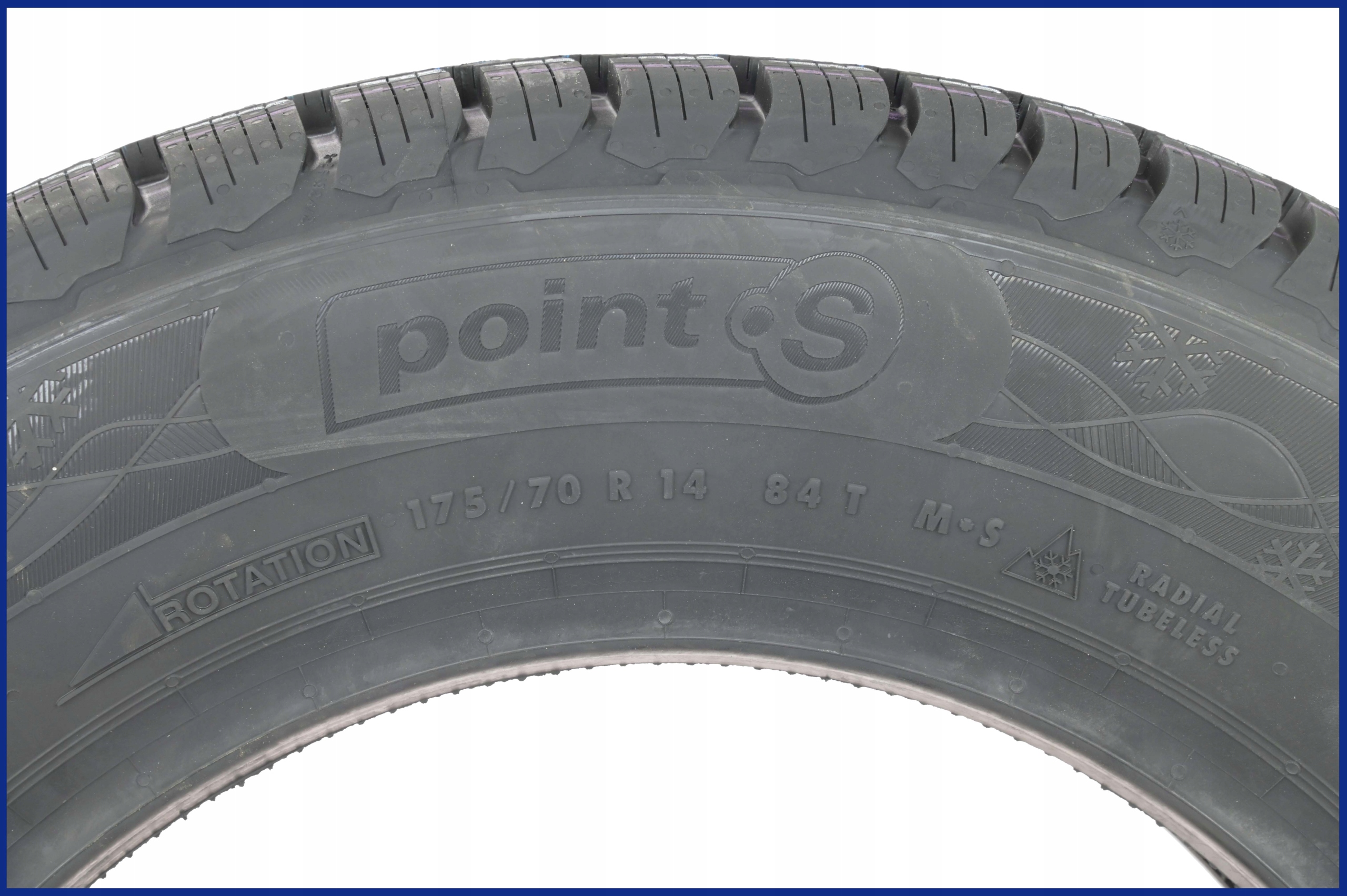 2 x 175/70R14 84T Winter S Point S TYRES ZIMA Model inny