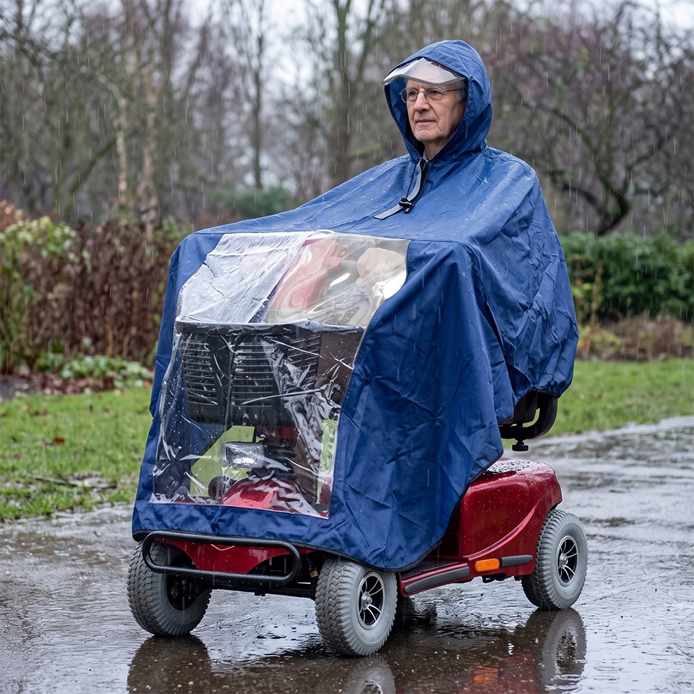 Poncho Przeciwdeszczowe Na Skuter 3 Kołowy I 4 Kołowy Z Pełną Ochroną