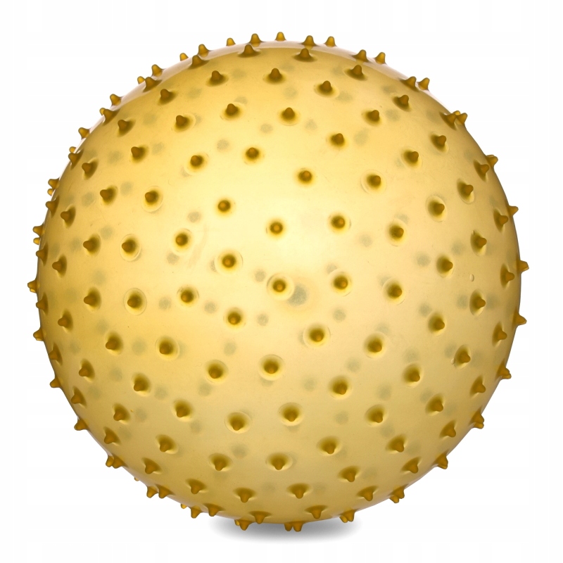 TRANSPARENTNA PIŁKA GUMOWA JEŻYK 23 CM KOLORY