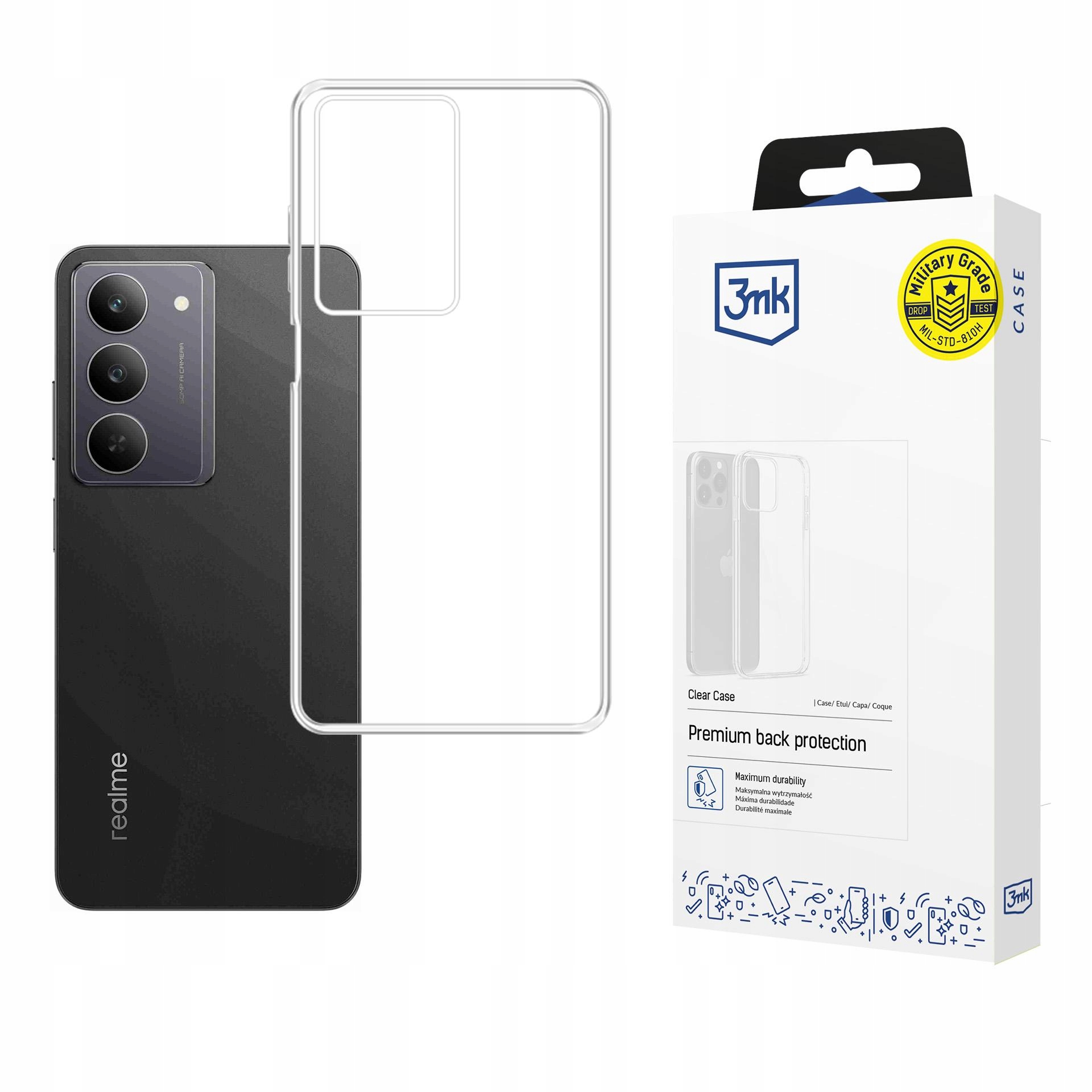Etui 3mk Clear Case na Realme 14x przezroczyste 3mk Protection