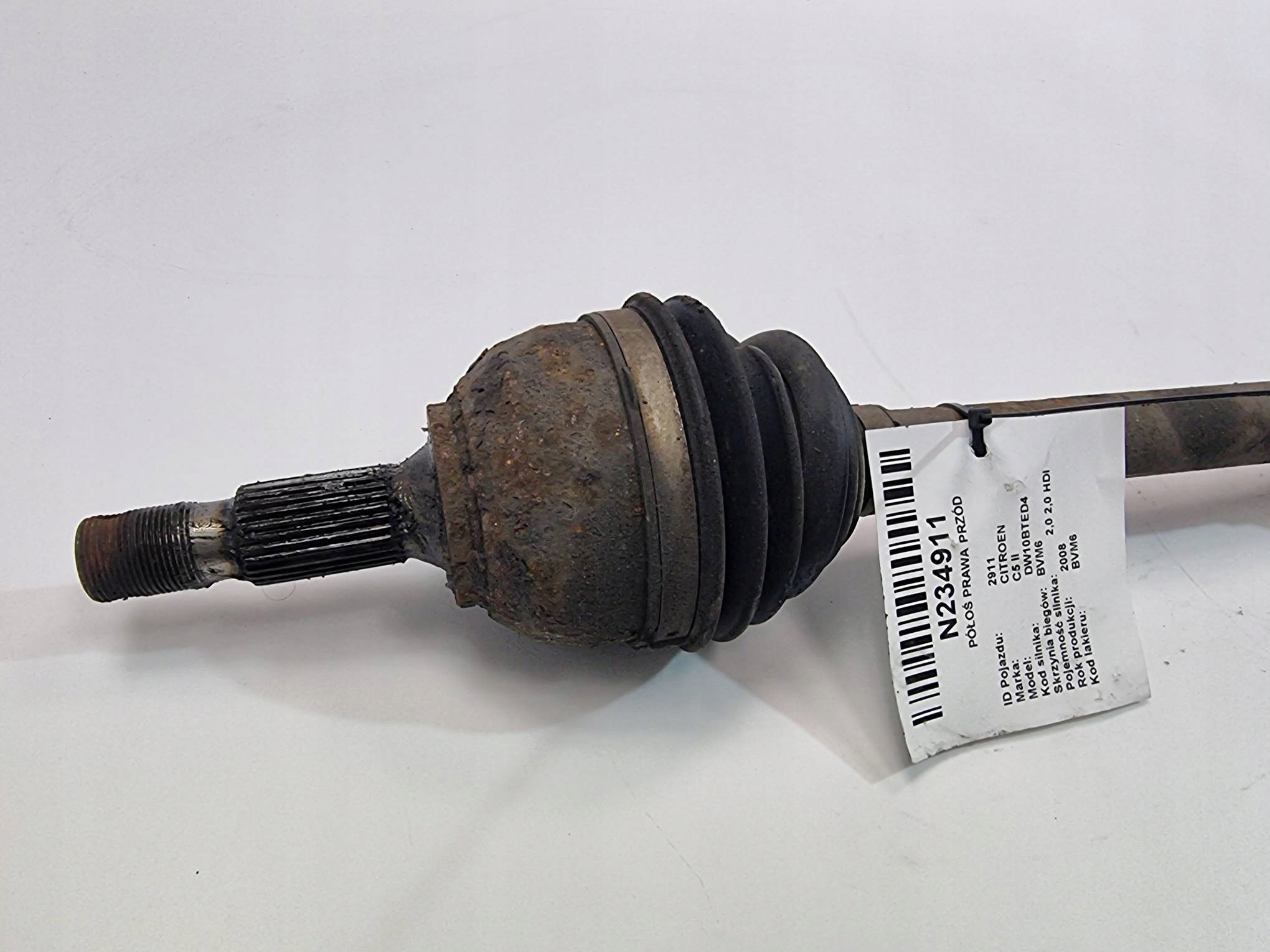 semi-axis right front CITROEN C5 II