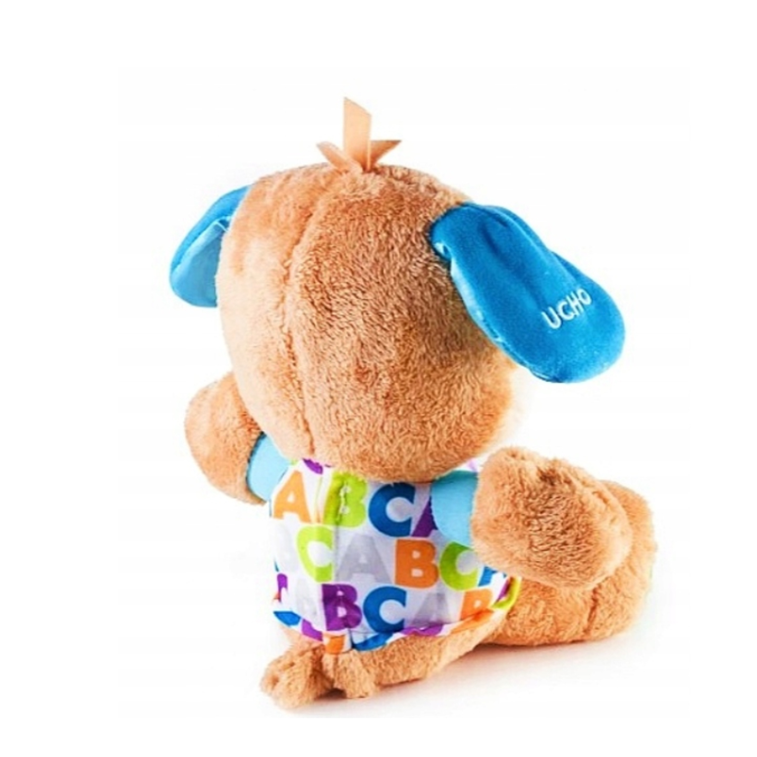 FISHER PRICE PLUSZAK SZCZENIACZEK UCZNIACZEK UCZ SIĘ ŚMIEJ 3 POZIOMY NAUKI Język polski