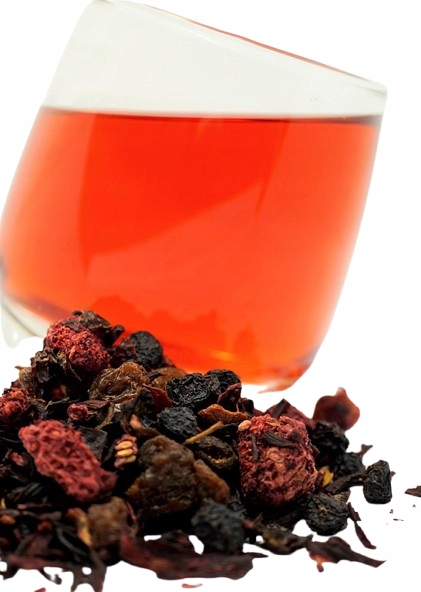 Herbata owocowa Malinowo-Poziomkowa aromatyczna naturalna 1 kg