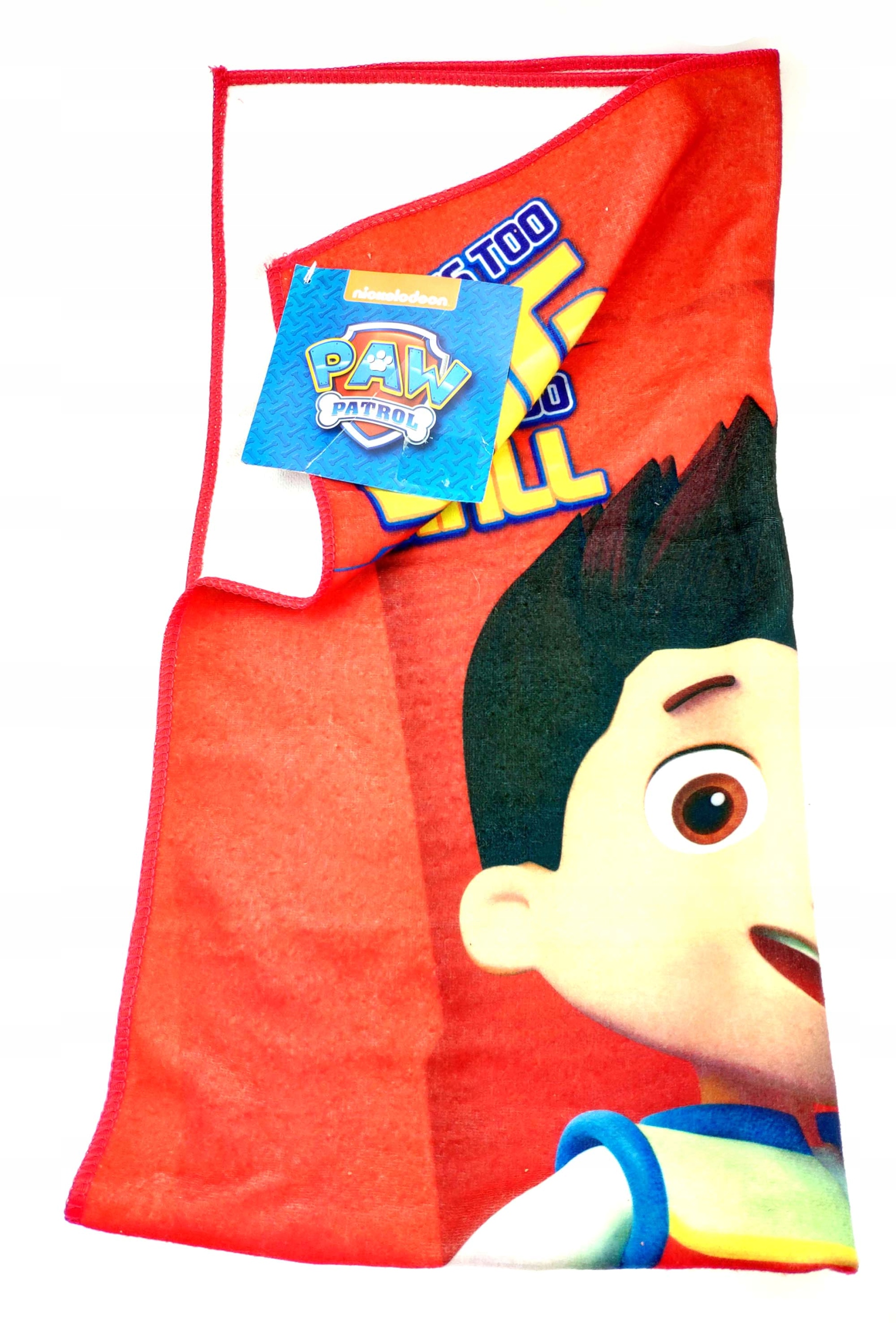 Ręcznik kąpielowy polarowy dla dzieci Psi Patrol 50x100cm poliester CE Kod producenta 180649