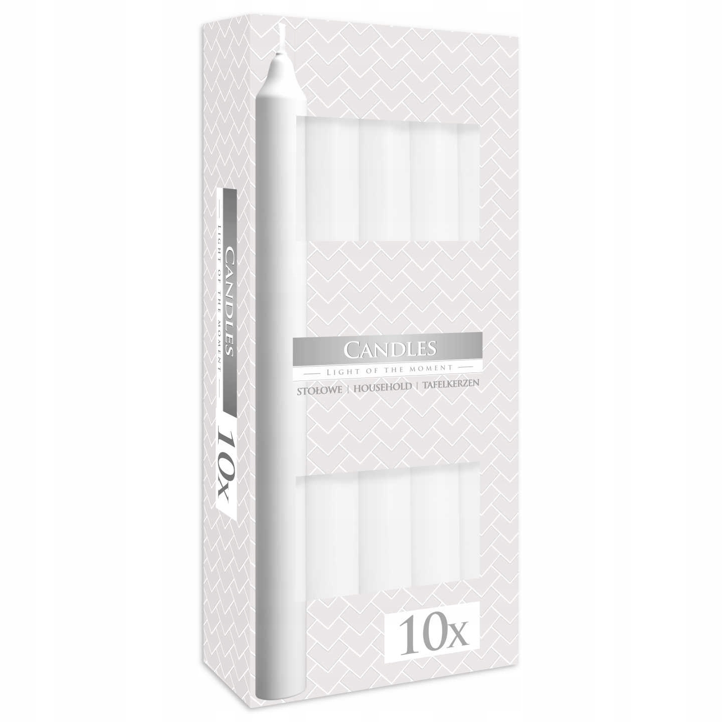 

Świece Bispol Candles 7h 10 sztuk białe