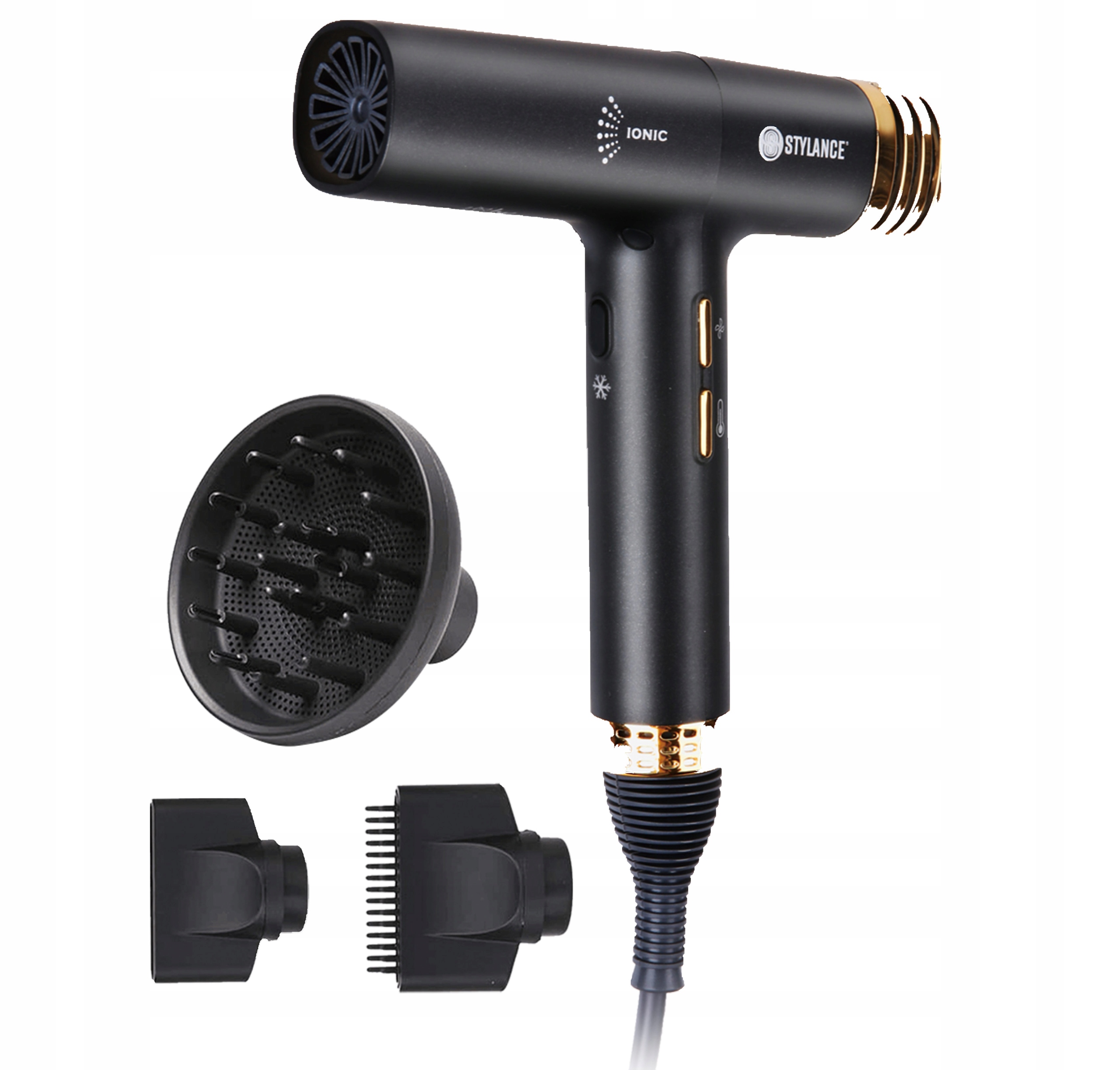 Sušička vlasov s ionizáciou a difuzorom Ultra ľahká, Silná Kadernícka